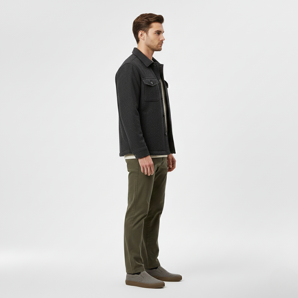 Wool Overshirt Jacket