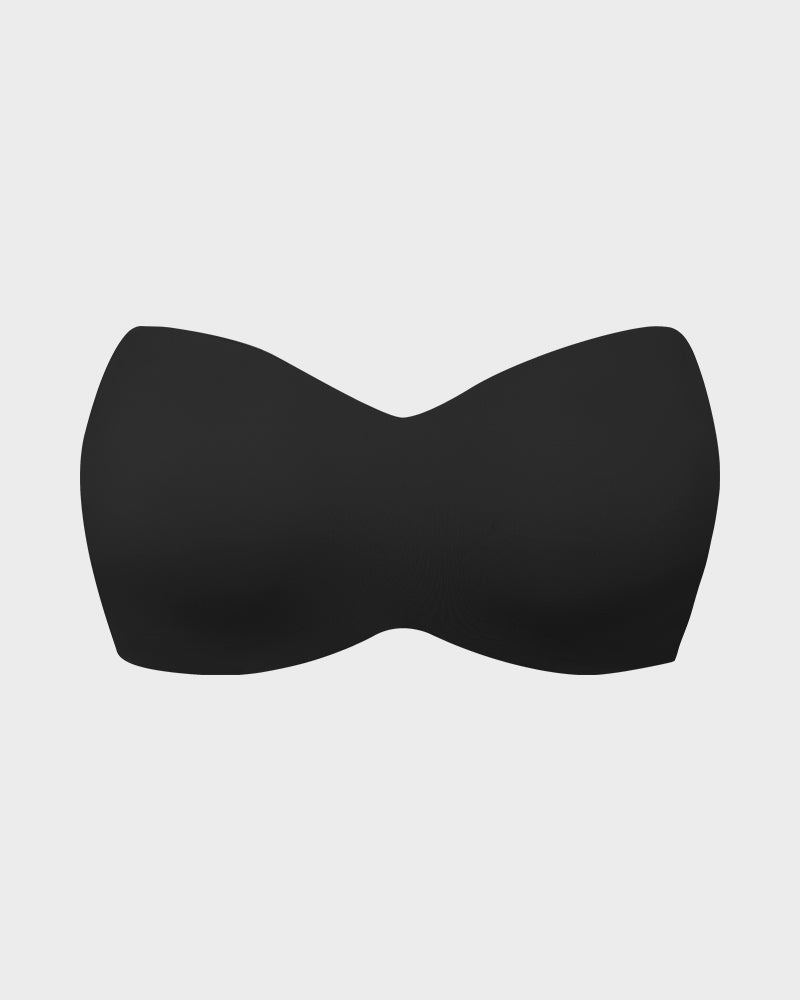 Strapless Bra with Non-Slip Grip & Smooth Rounded Cups