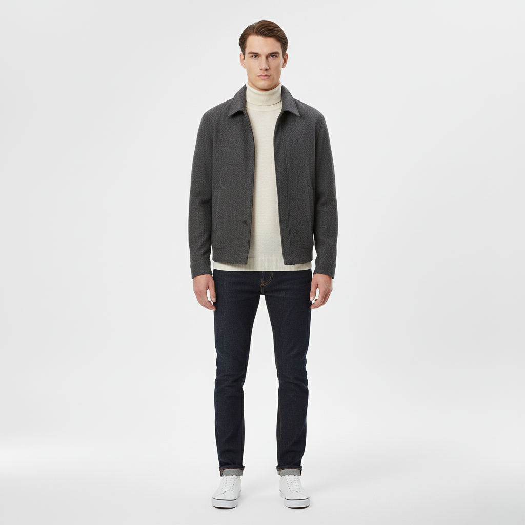 Wool Zip Jacket