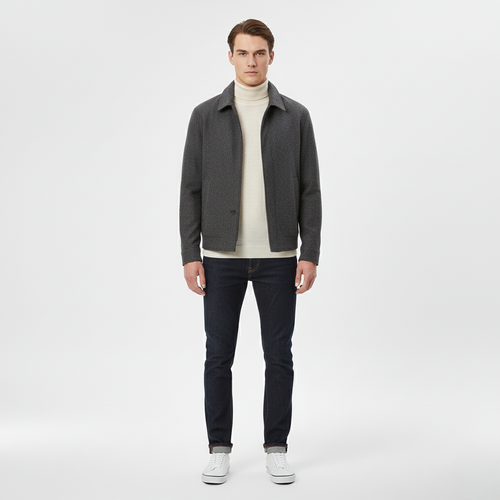 Wool Zip Jacket