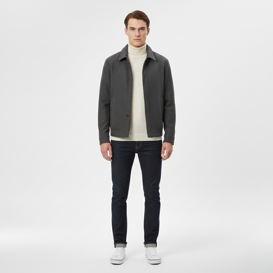 Wool Zip Jacket