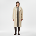 Long Faux Shearling Coat