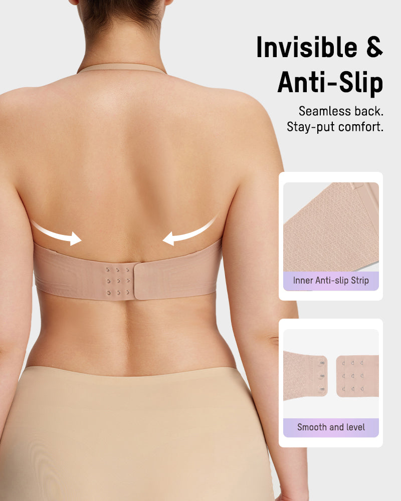 Strapless Full Coverage Bra | Stay-Put Support & Smooth Everyday Comfort