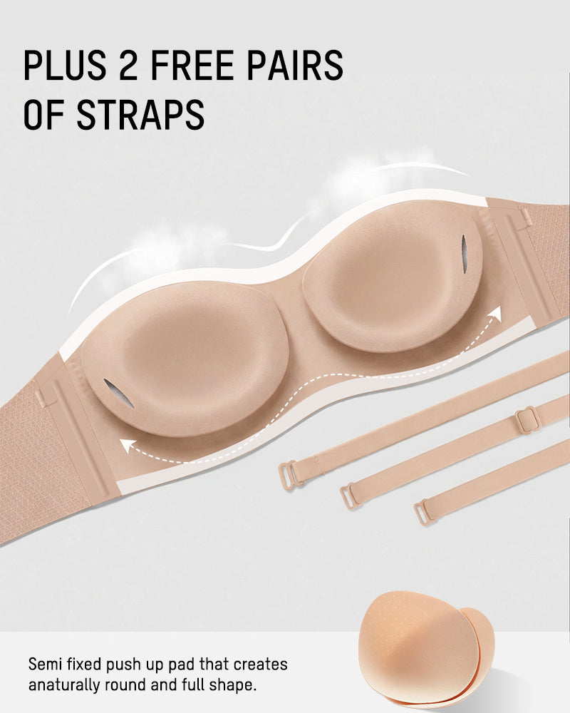 Strapless Full Coverage Bra | Stay-Put Support & Smooth Everyday Comfort