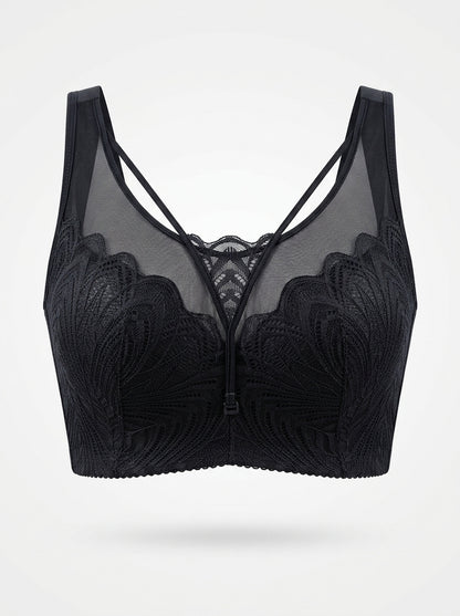 Lace Longline Bralette with Double Straps