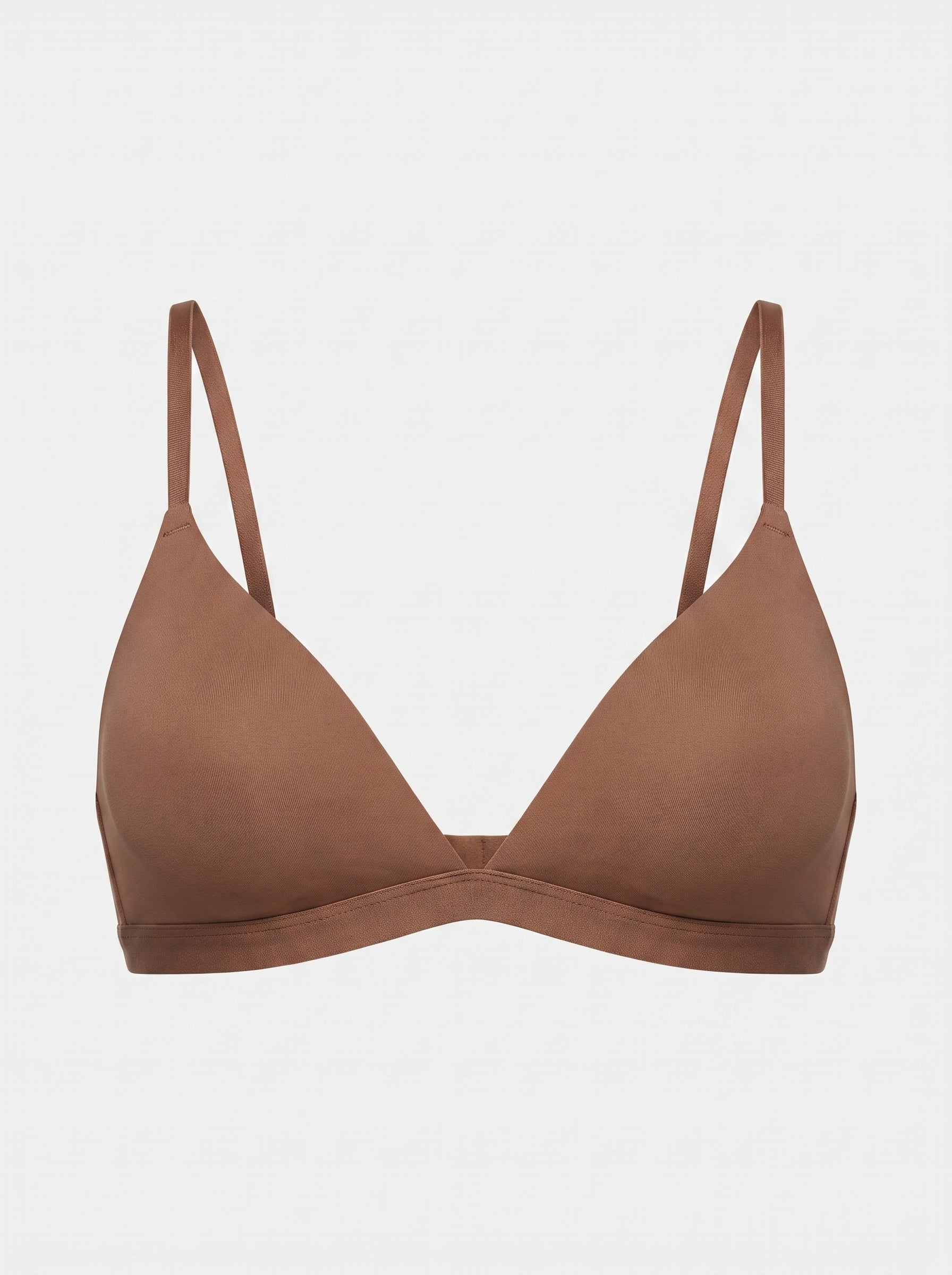 Lounge Plunge Bra Wire Free Triangle Bralette