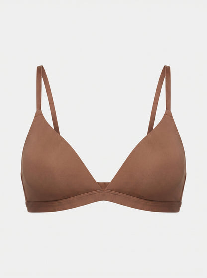 Lounge Plunge Bra Wire Free Triangle Bralette