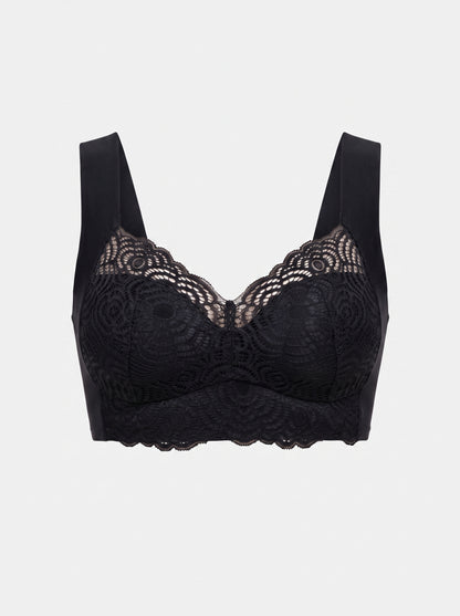 Comfortable & Supportive Push-Up Bra with Wide Straps