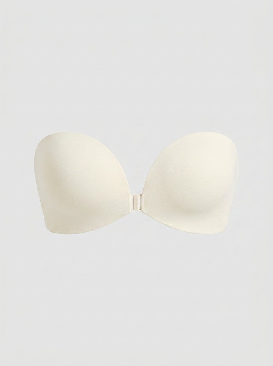 Seamless Push-Up Bra with Front Closure