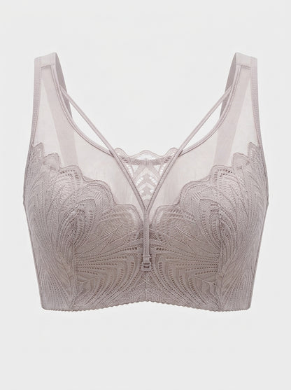 Lace Longline Bralette with Double Straps