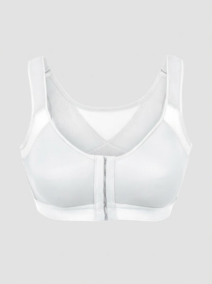 Front-Closure Posture Bra with Wire-Free Cups