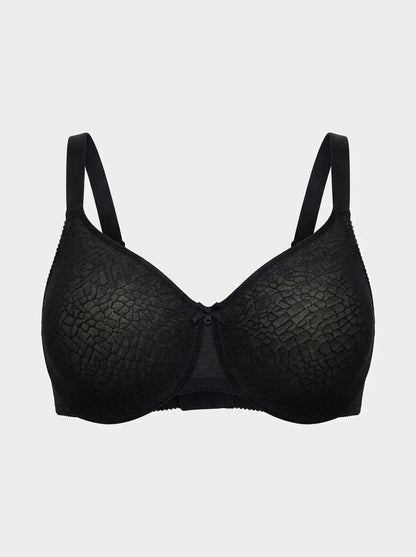 Floral Jacquard Underwire Full Coverage Bra