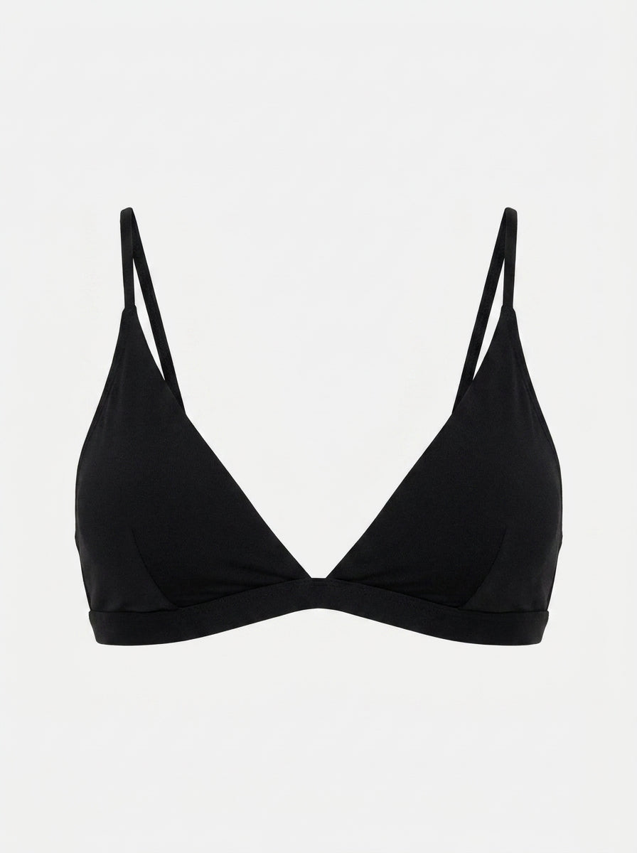 Lounge Plunge Bra Wire Free Triangle Bralette