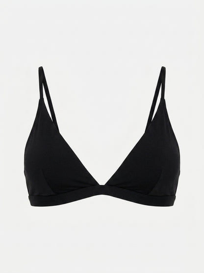 Lounge Plunge Bra Wire Free Triangle Bralette