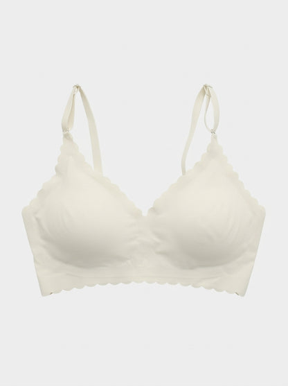 Scalloped Edge Triangle Bralette