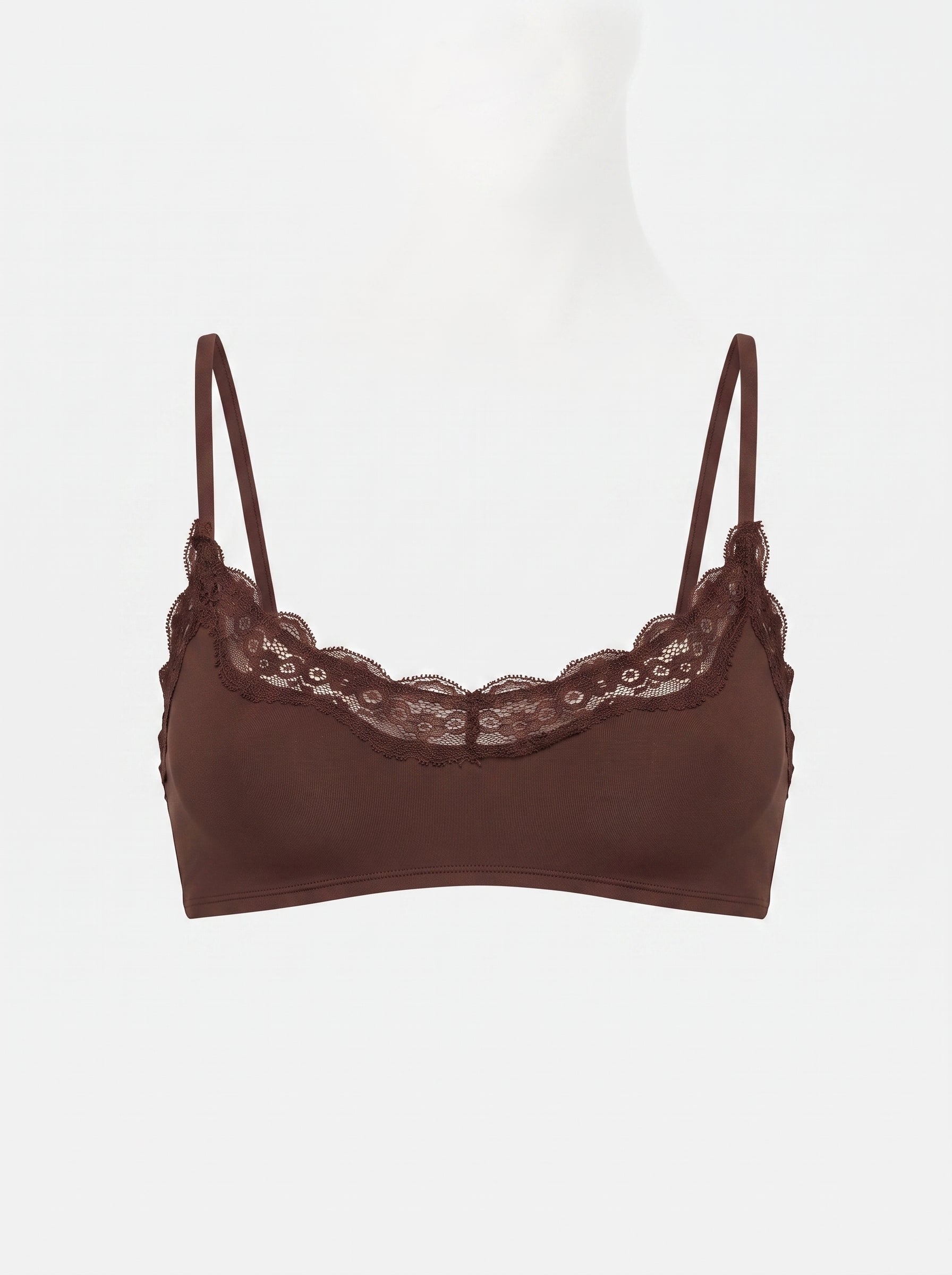 Lace-Trim Wireless Bralette