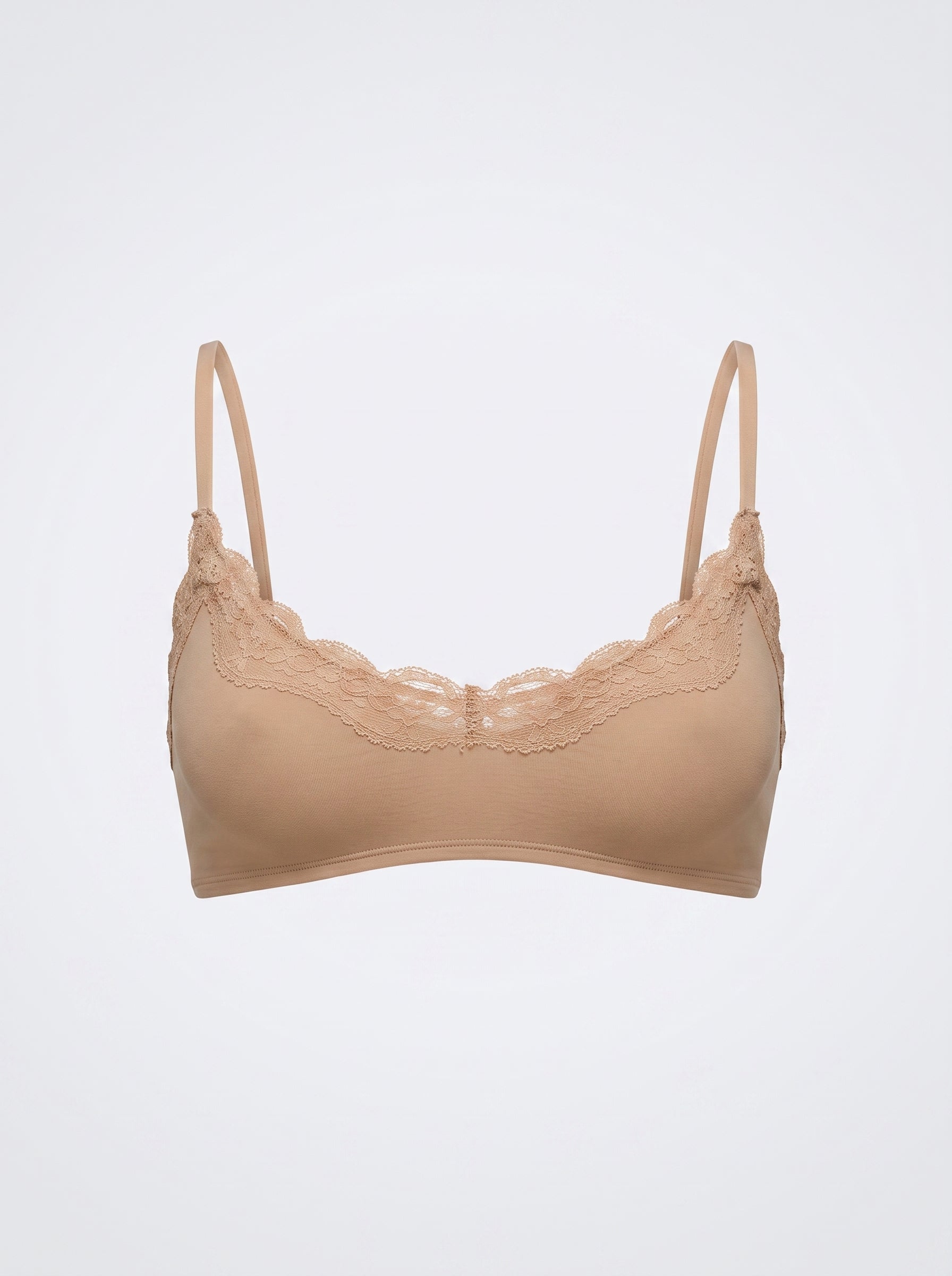 Lace-Trim Wireless Bralette