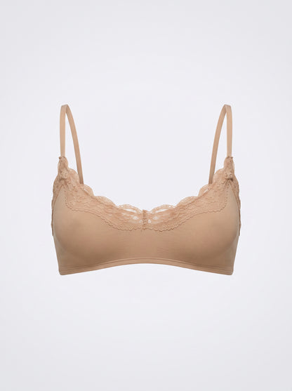 Lace-Trim Wireless Bralette
