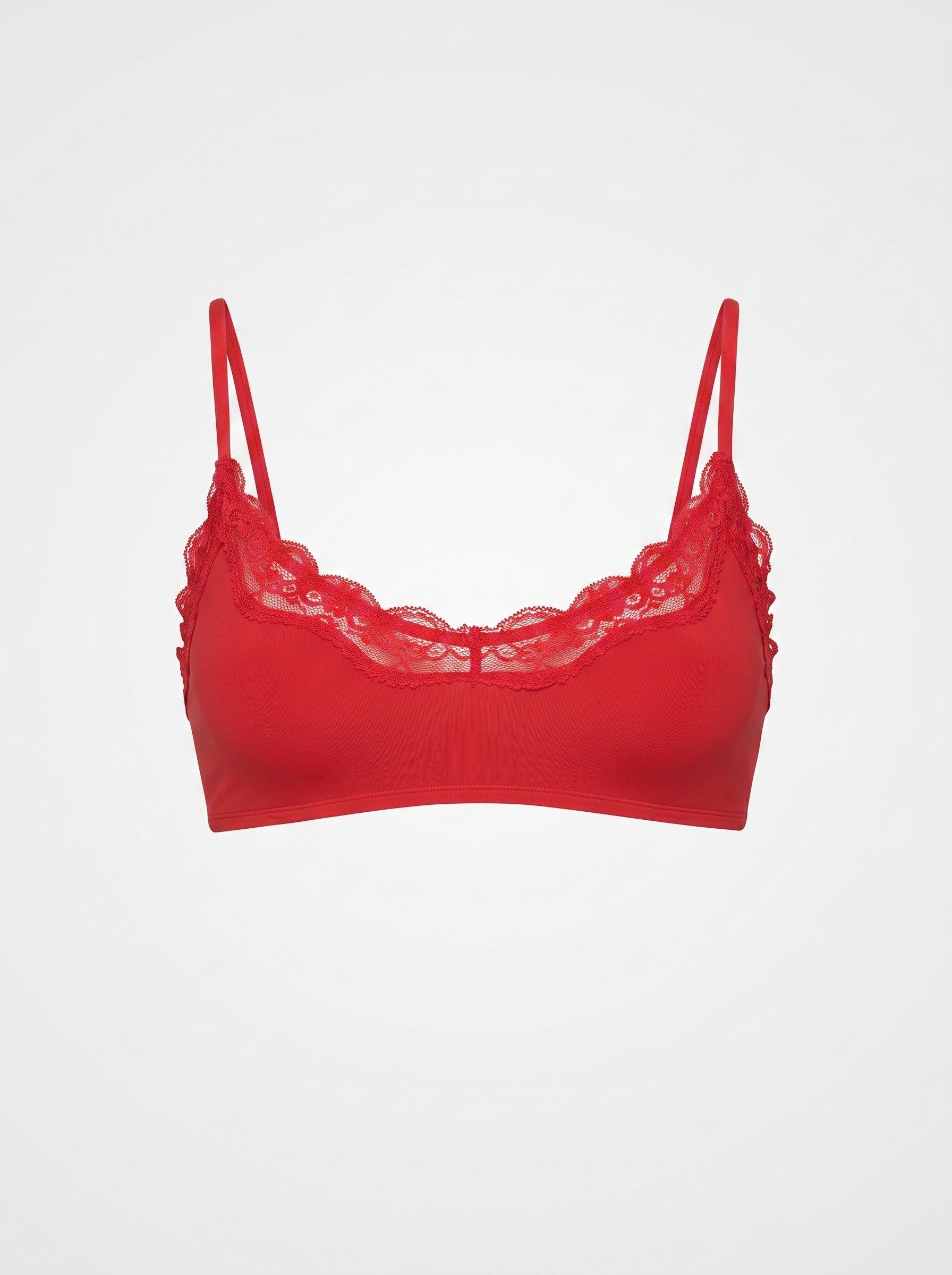 Lace-Trim Wireless Bralette