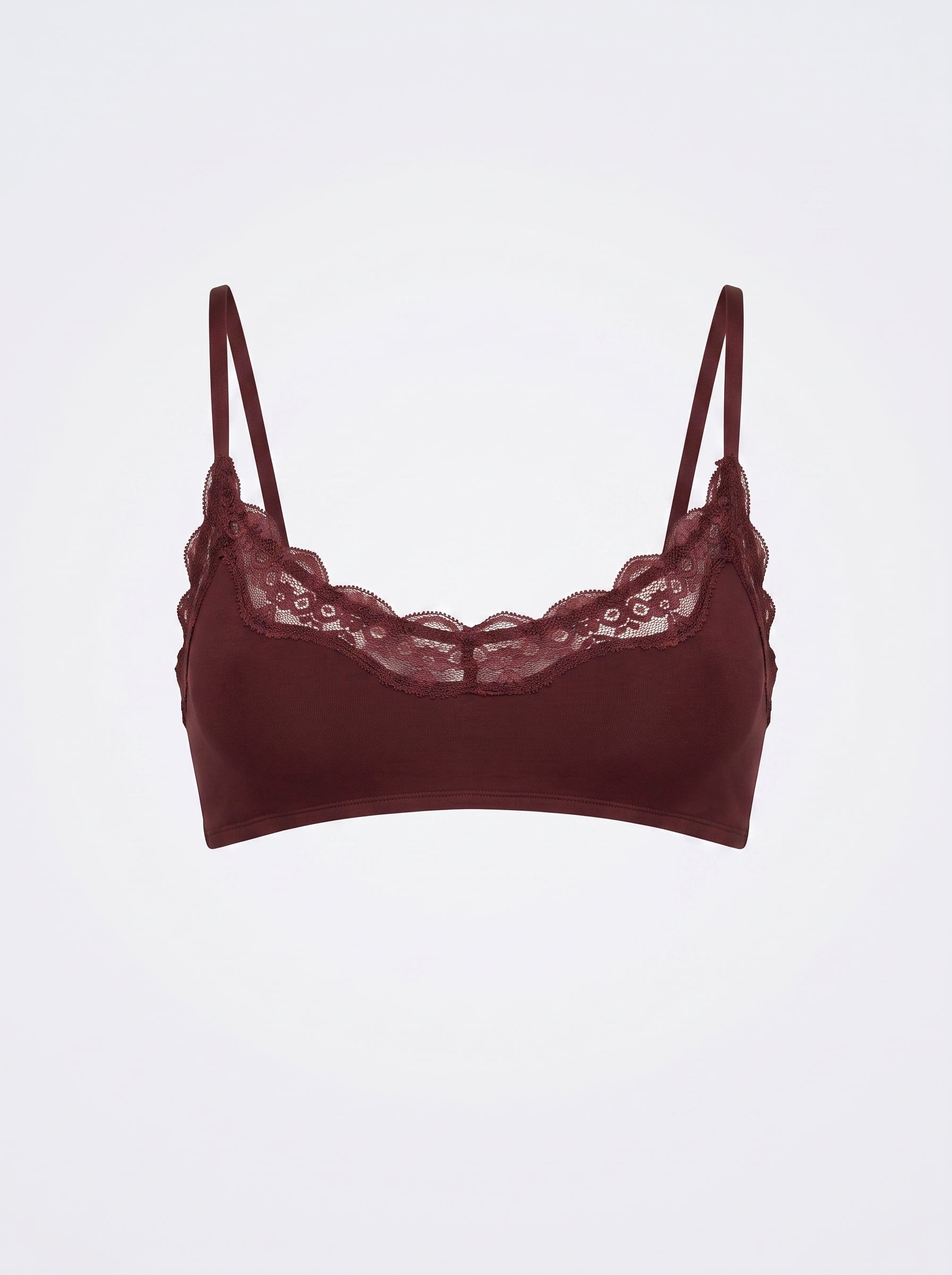 Lace-Trim Wireless Bralette