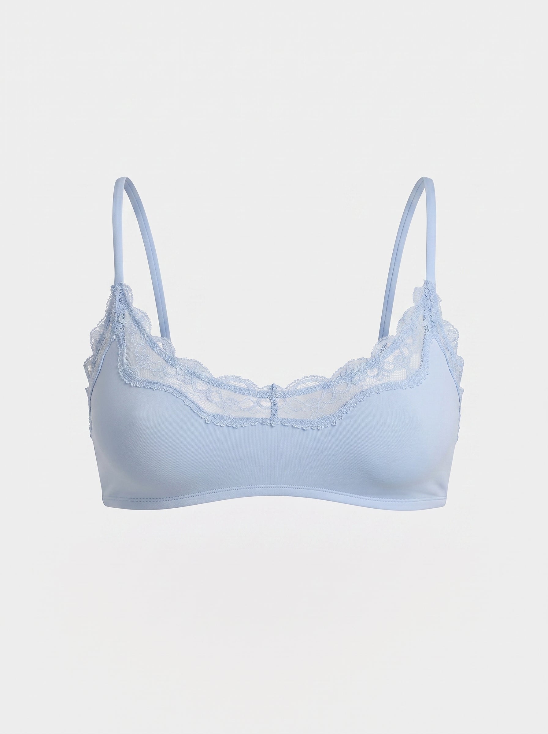 Lace-Trim Wireless Bralette