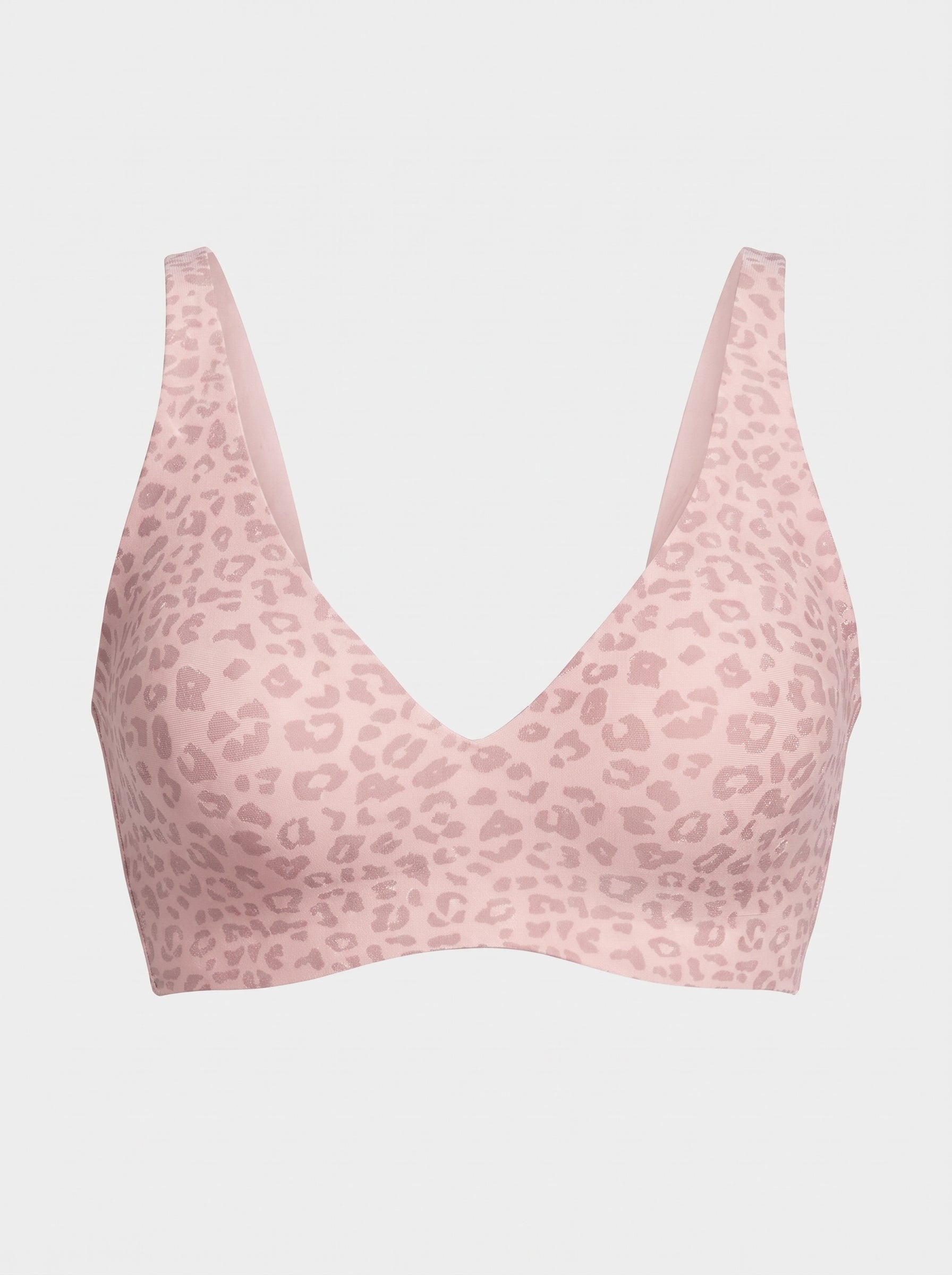 Soft Wireless Jelly Bra with Deep V-Neckline