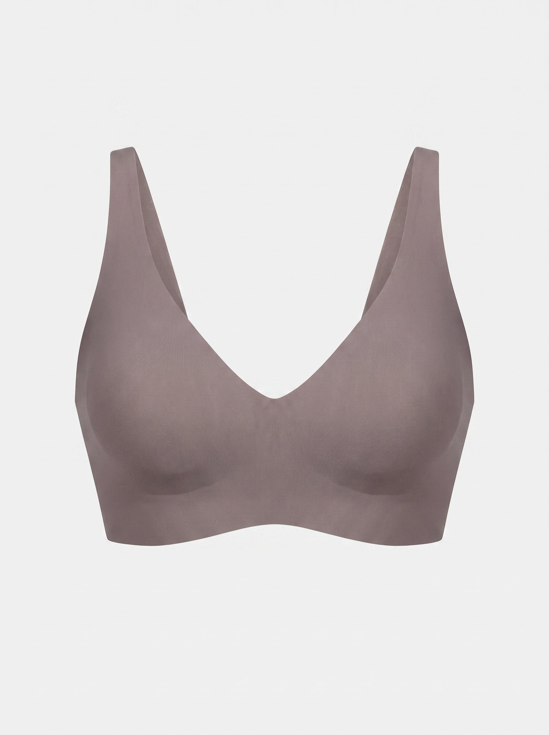 Soft Wireless Jelly Bra with Deep V-Neckline