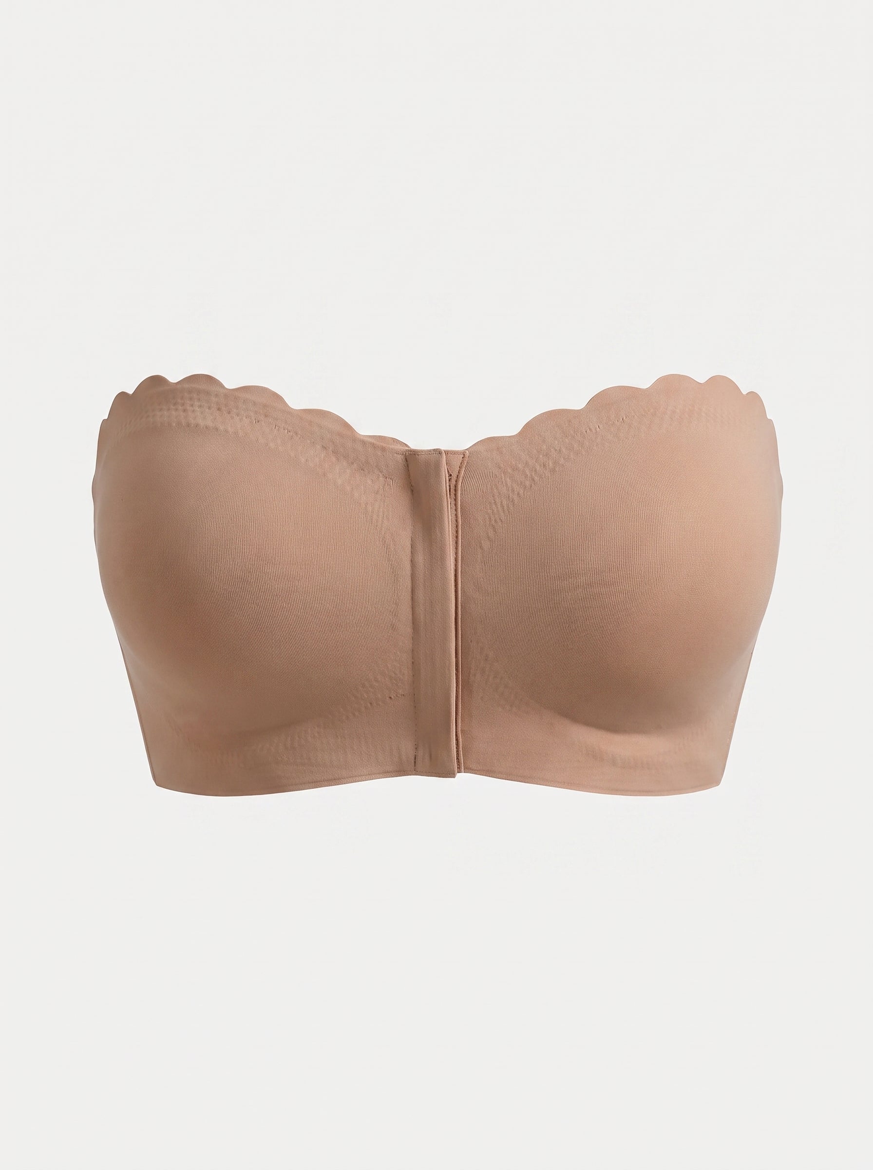 Strapless Push-Up Bra with Front Closure Support