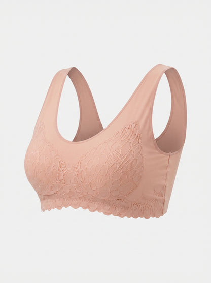 Elegant & Supportive Seamless Comfort Bra