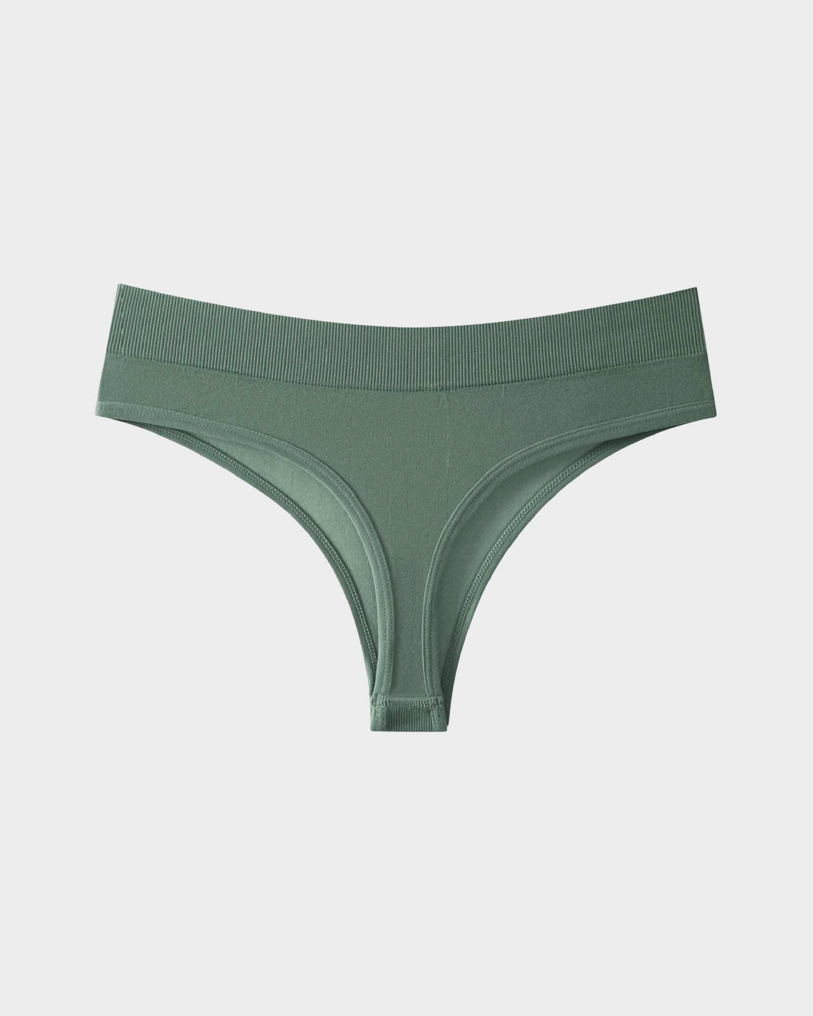 Seamless Thong Panties with Stretch Comfort (9-Pack)
