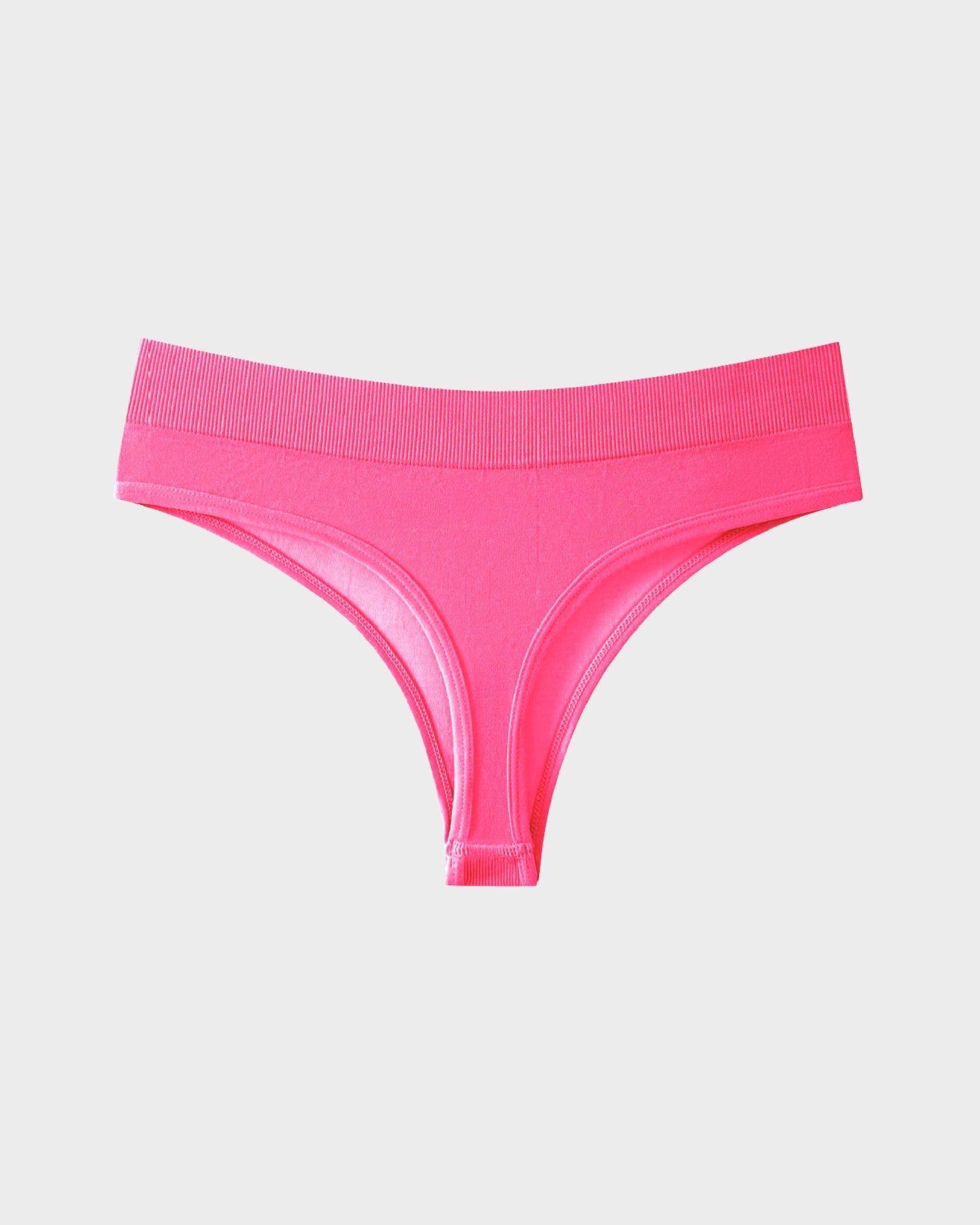 Seamless Thong Panties with Stretch Comfort (9-Pack)