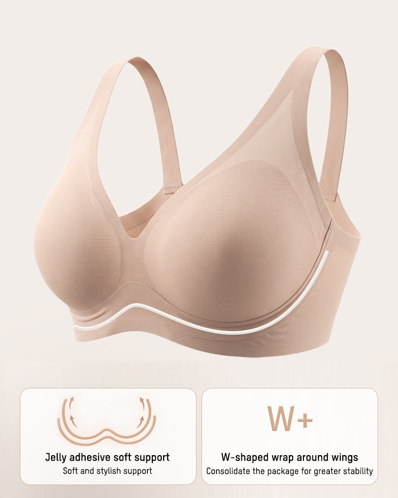 Wireless Full Coverage Bra with Seamless Comfort