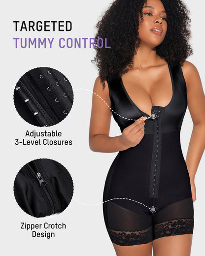 Front Closure Shapewear Bodysuit | Full Body Sculpting & Tummy Control