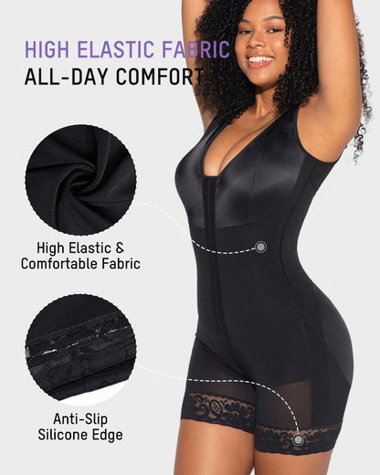 Front Closure Shapewear Bodysuit | Full Body Sculpting & Tummy Control