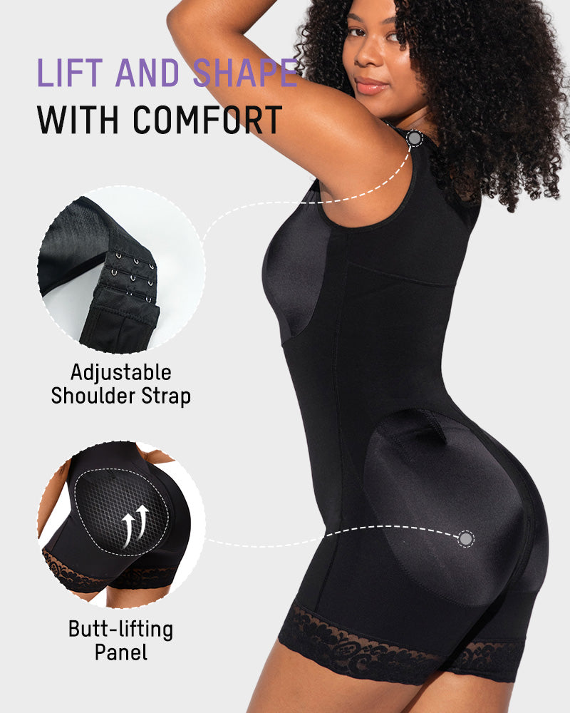 Front Closure Shapewear Bodysuit | Full Body Sculpting & Tummy Control