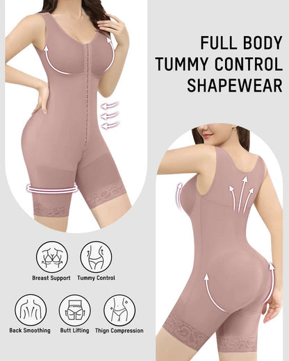 Front Closure Shapewear Bodysuit | Full Body Sculpting & Tummy Control