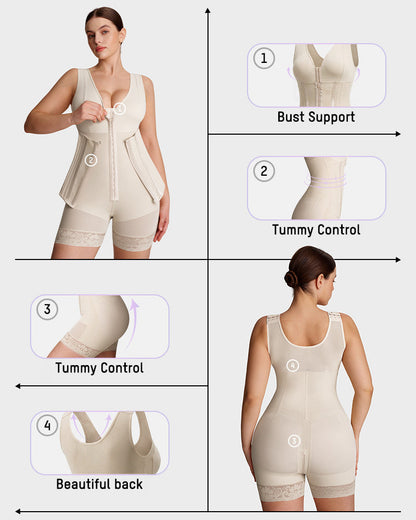Post Surgery Full Body Compression with Tummy Control