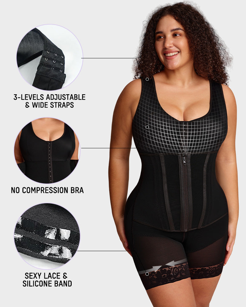 Post Surgery Full Body Compression with Tummy Control