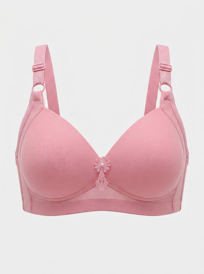 Thin Padded Bra with Wire-Free Comfort