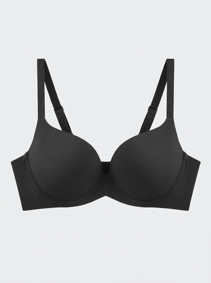 Smooth Push-Up Bra with Underwire & Adjustable Straps