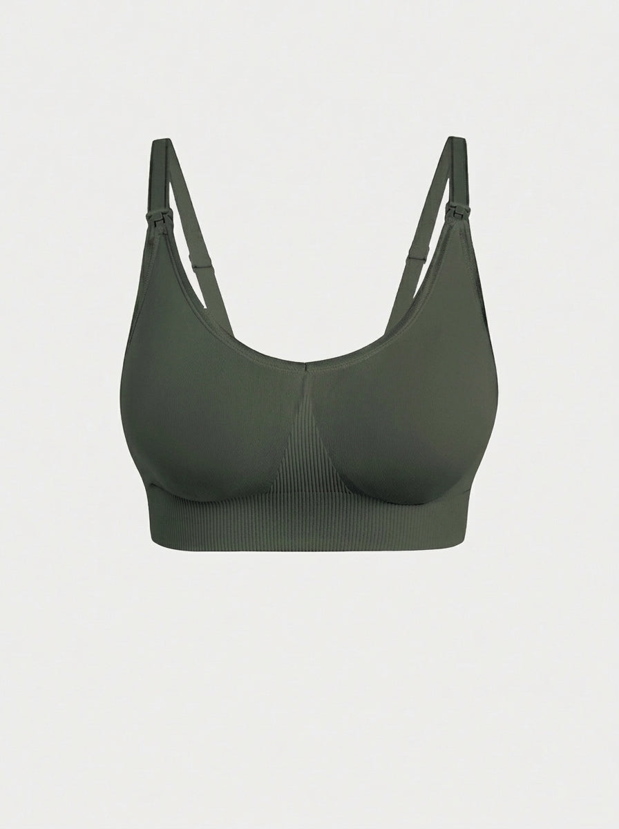 Seamless Nursing Bra with Anti-Sag Support