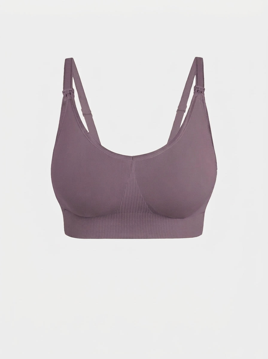 Seamless Nursing Bra with Anti-Sag Support