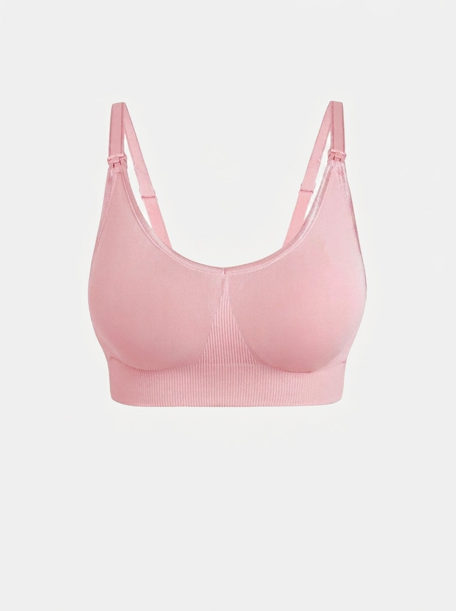Seamless Nursing Bra with Anti-Sag Support