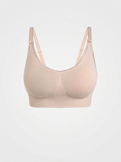 Seamless Nursing Bra with Anti-Sag Support
