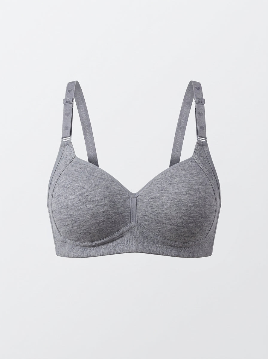 Cotton Wire-Free Full Coverage Bra
