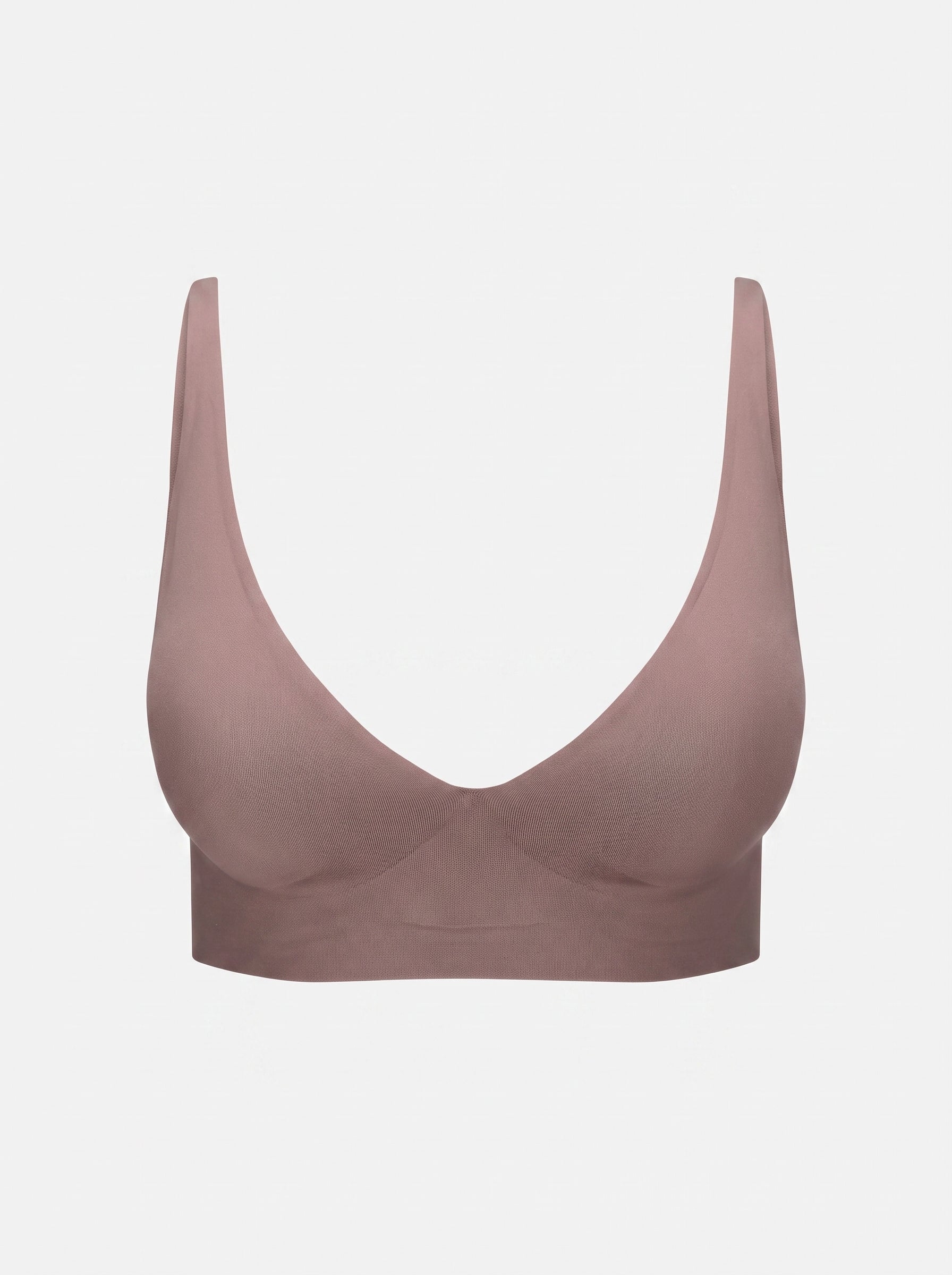 Seamless V-Neck Comfort Bra Wire - Free