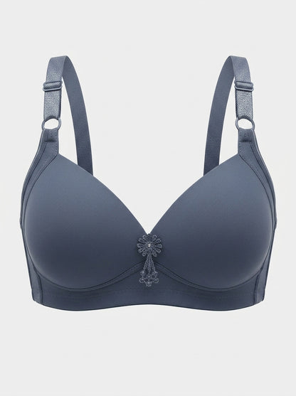 Thin Padded Bra with Wire-Free Comfort