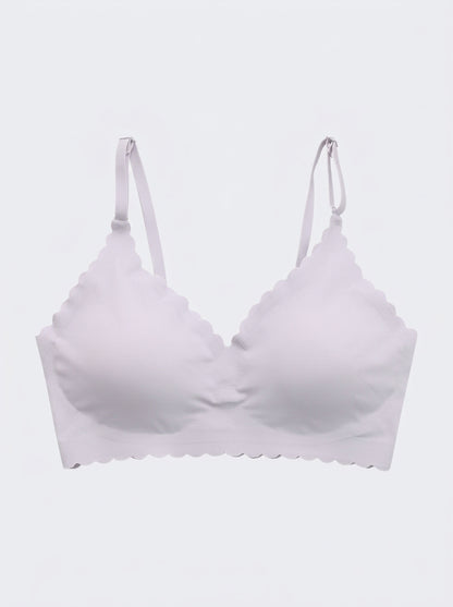 Scalloped Edge Triangle Bralette