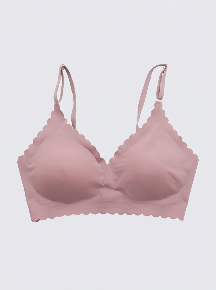 Scalloped Edge Triangle Bralette