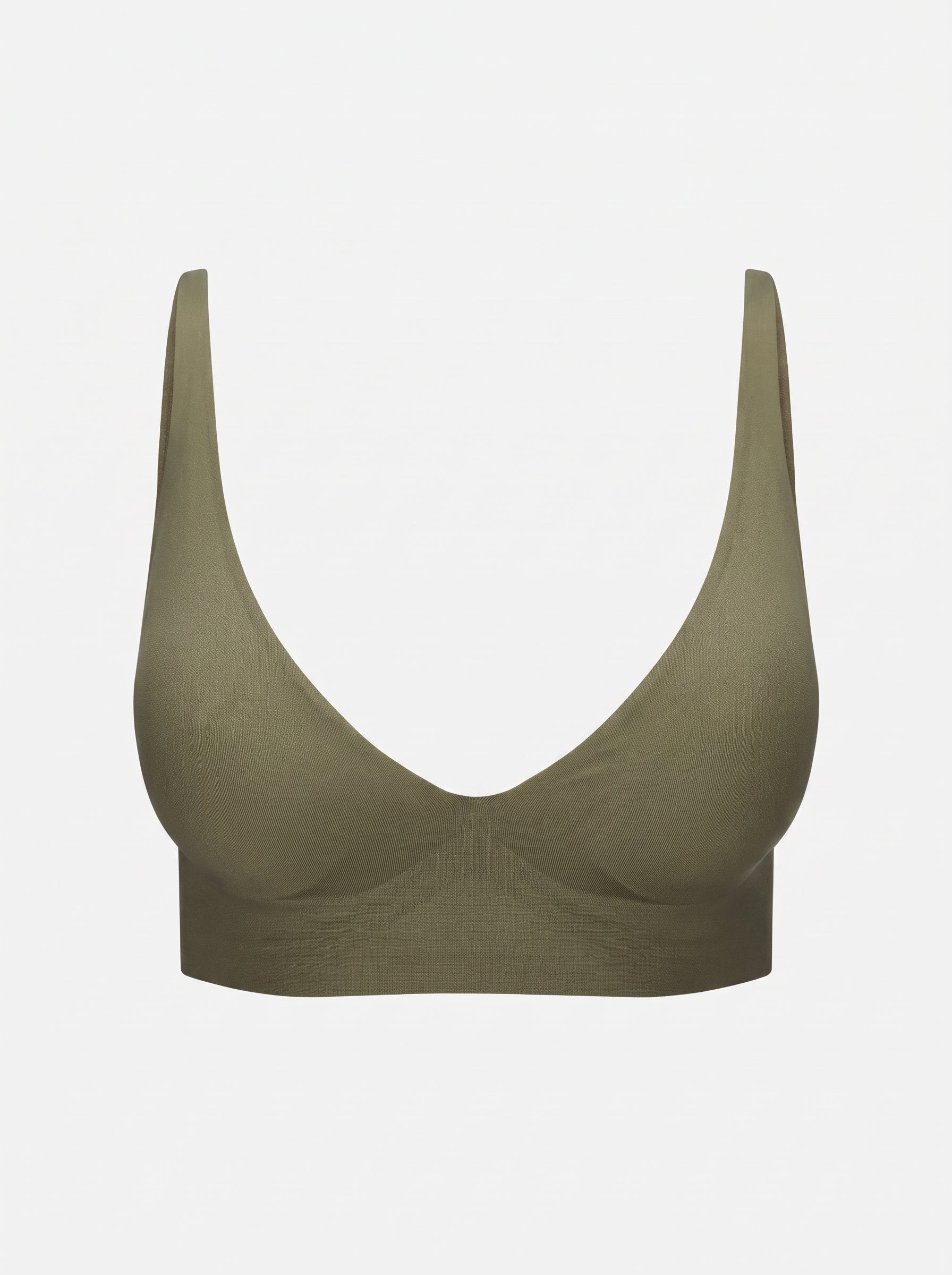 Seamless V-Neck Comfort Bra Wire - Free